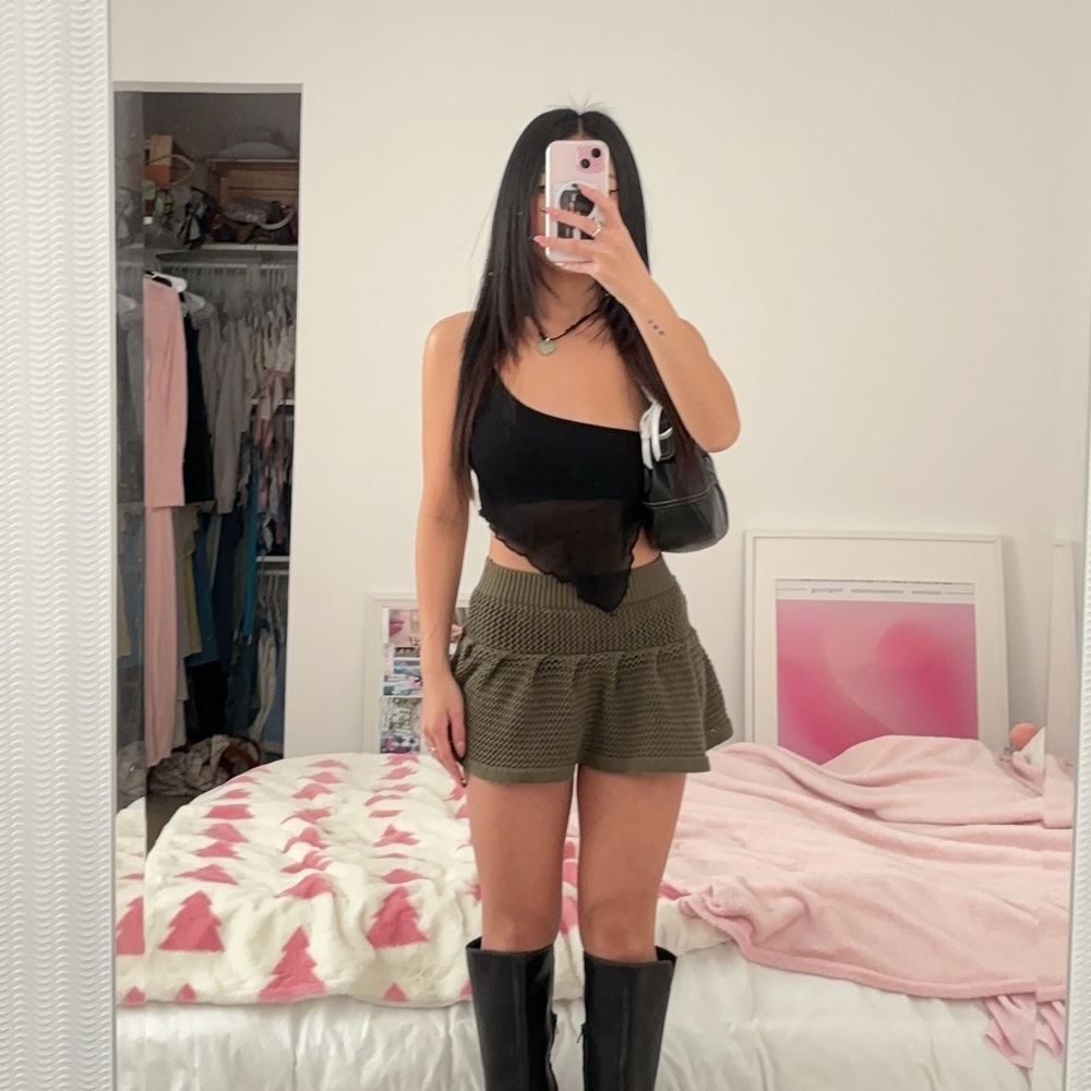 Black sheer top🖤🩶